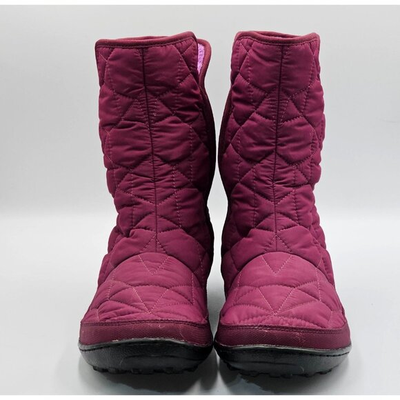 Columbia Women's Plum Purple Minx Slip II Omni Heat Insulated Boots Sz 8 2842 - Picture 7 of 16